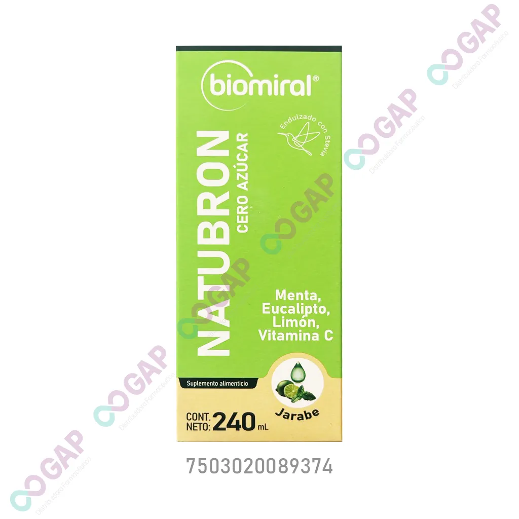 NATUBRON CERO AZUCAR JARABE FCO 240 ML
