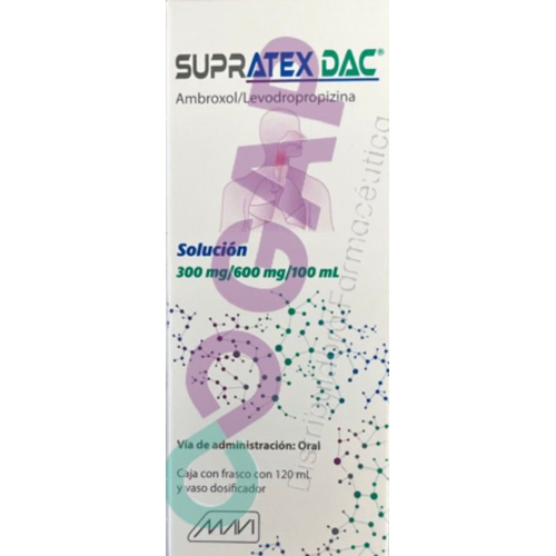 GE AMBROXOL/LEVODROPROPIZINA SUPRATEX DAC 120 ML