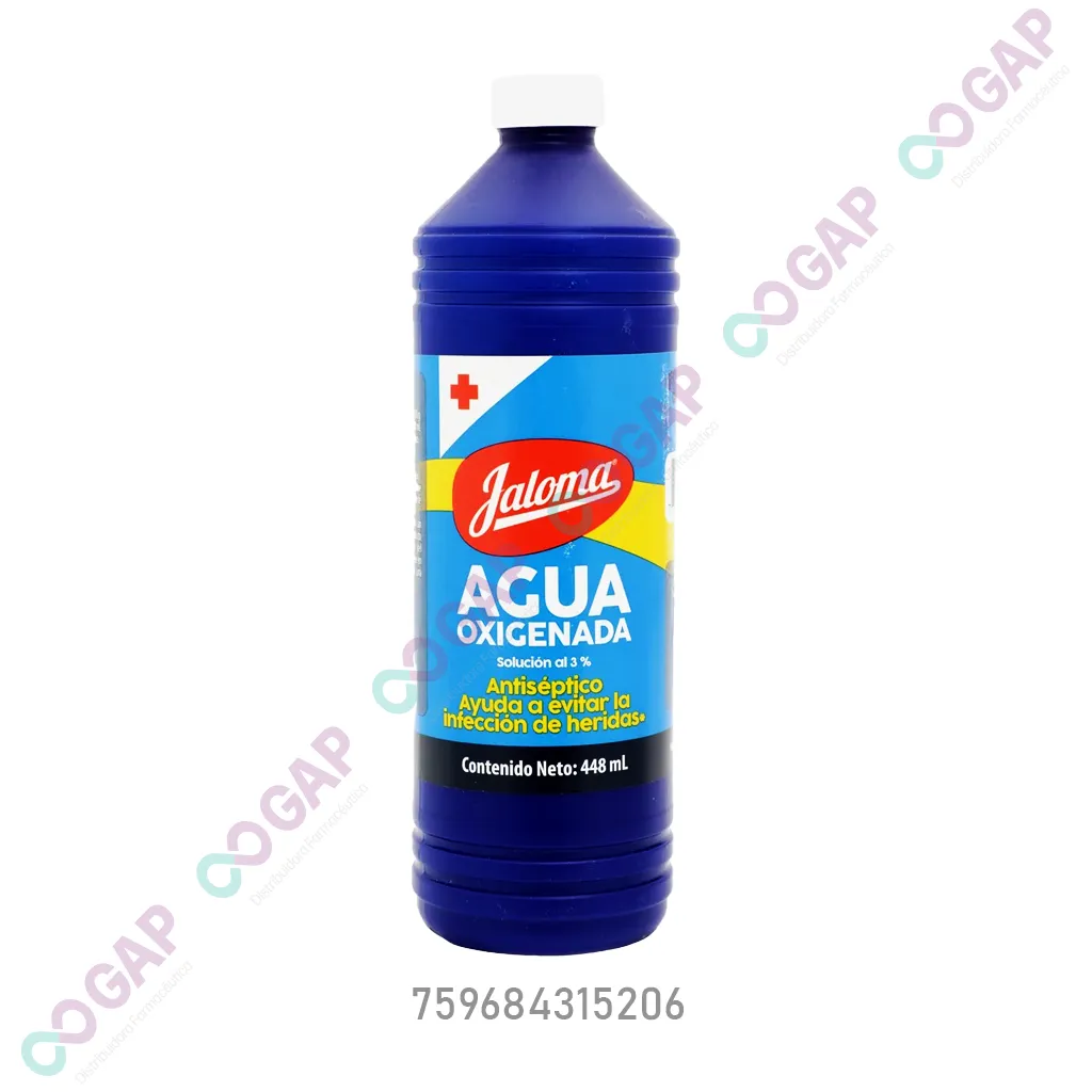 AGUA OXIGENADA JALOMA SOL 3% 448ML