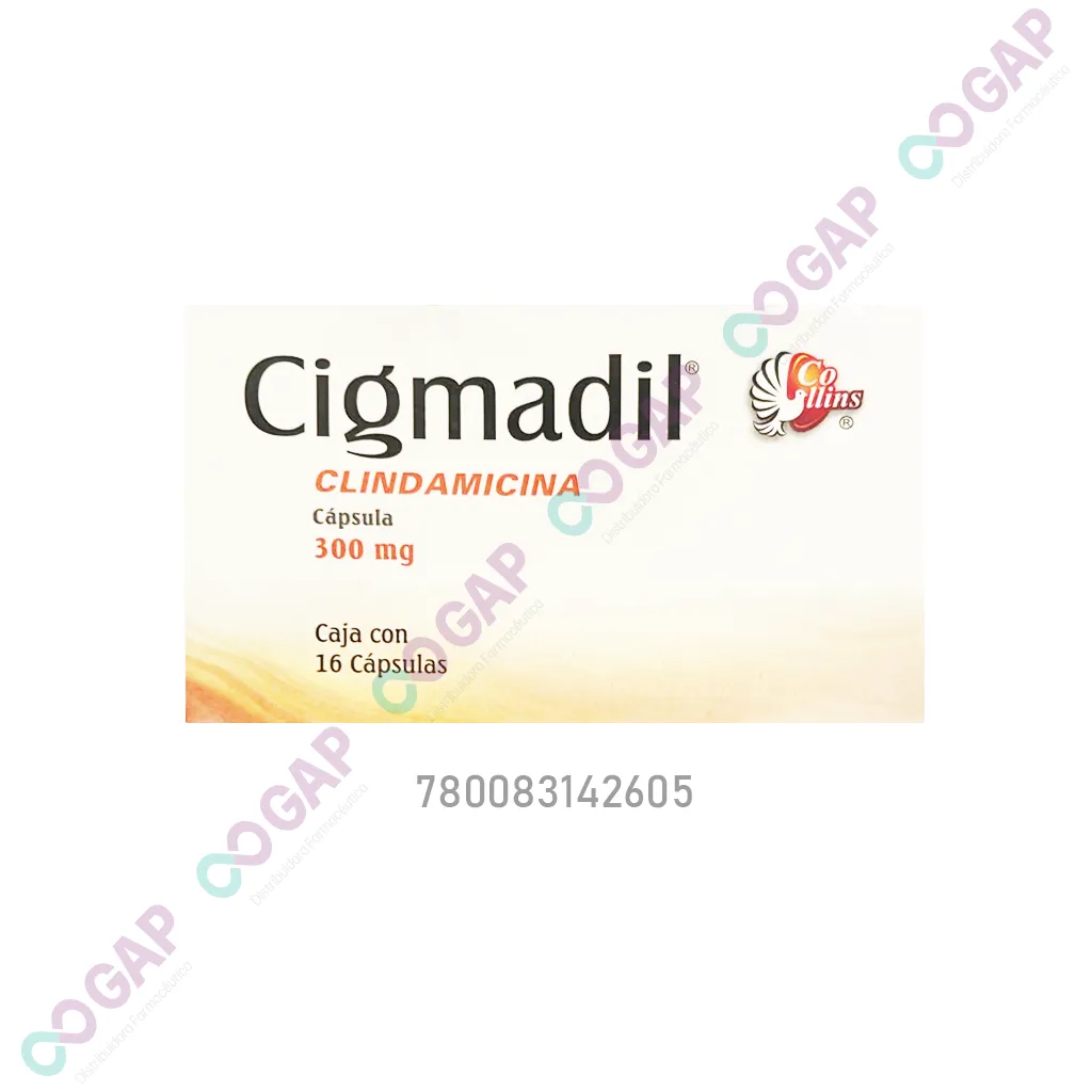 GE CLINDAMICINA CIGMADIL 300 MG 16 CAPSULAS