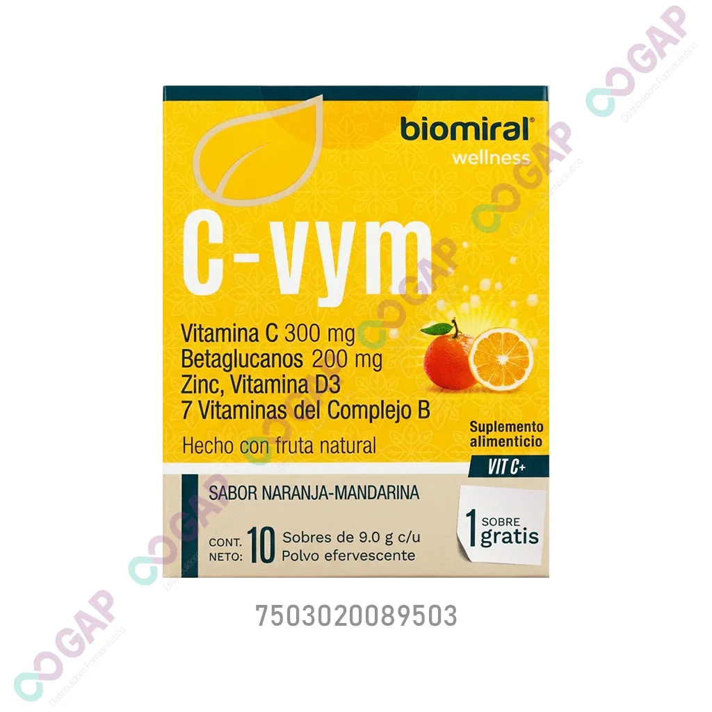 C-VYM POLVO EFERVESCENTE C/10 SOBRES 9 G