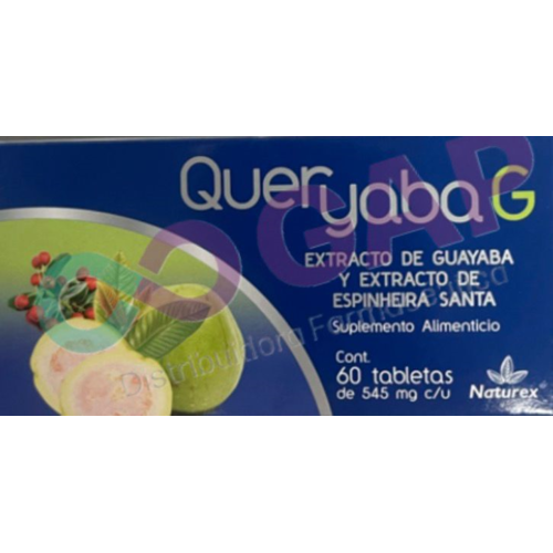 QUERYABA G 60 TABLETAS 545 MG