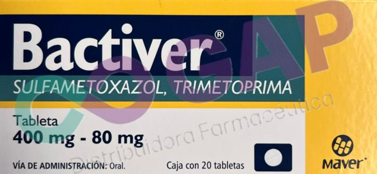 GE TRIMETO/SULFA 400MG/80MG C/14 TAB BACTIVER