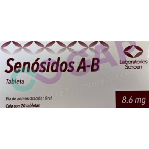 GE SENOSIDOS A-B 8.6MG C/20 TAB SCHOEN