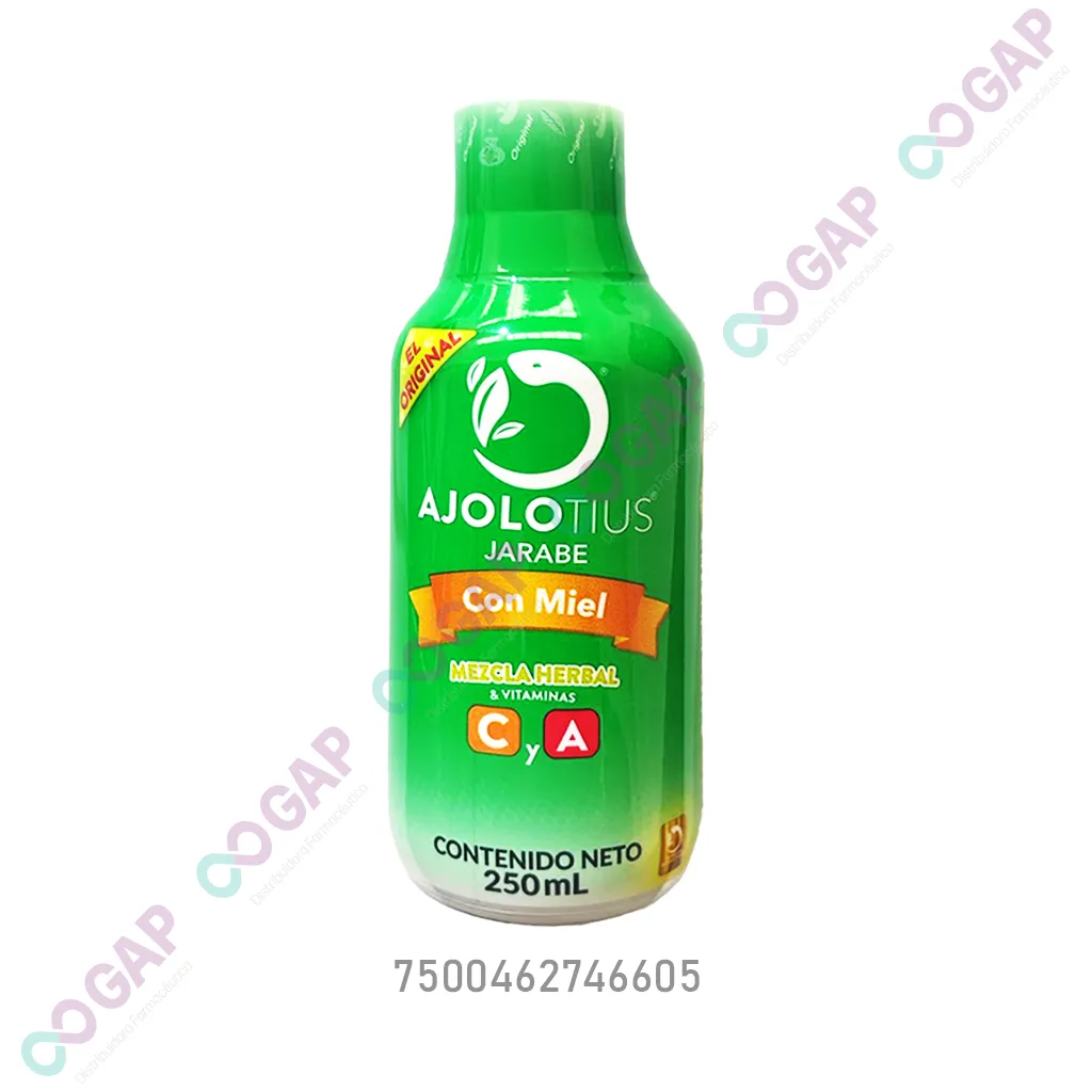 AJOLOTIUS JARABE MIEL 250 ML