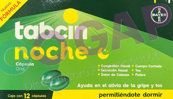 TABCIN NOCHE C/12 CAP