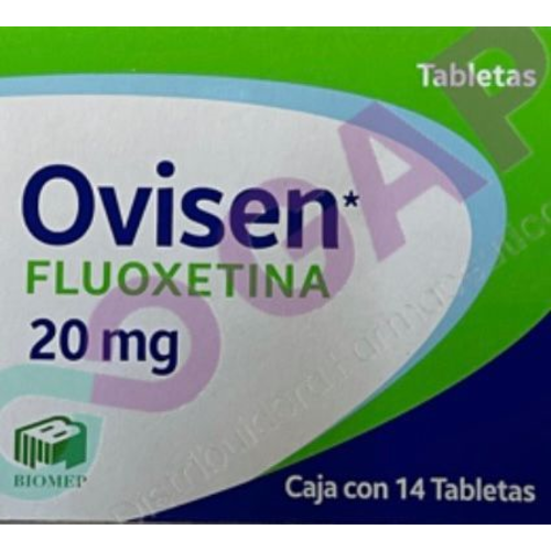 GE FLUOXETINA OVISEN 20 MG 14 TABLETAS