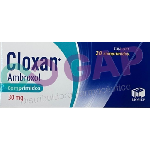 GE AMBROXOL CLOXAN BIOMEP 30MG 20 COMPRIMIDOS