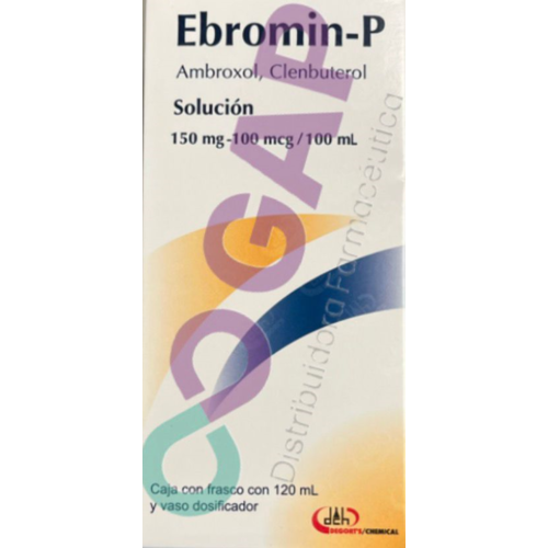 GE AMBROXOL/CLENBUTEROL EBROMIN-P SOL 150/100MG 100 ML