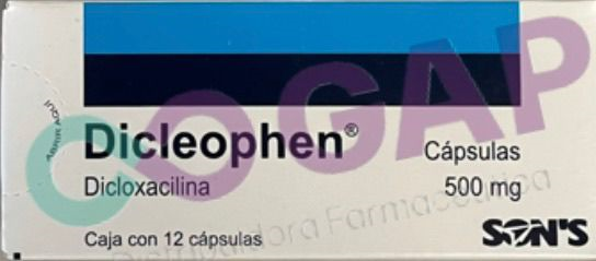 GE DICLOXACILINA DICLEOPHEN 500 MG 12 CAPSULAS