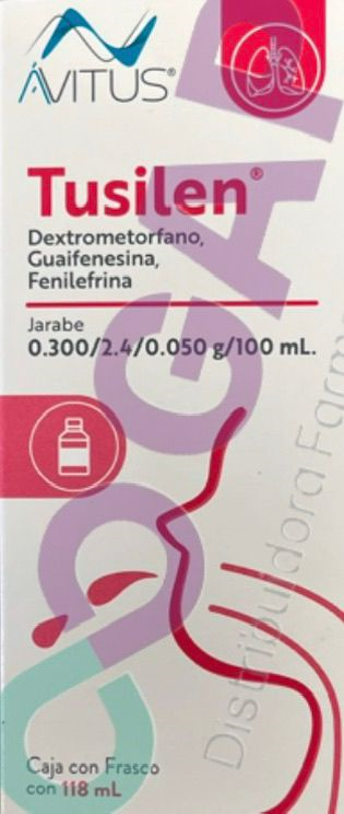 GE DEXTRO/GUAIFENE/FENILEFRINA TUSILEN ADTO JBE 118 ML