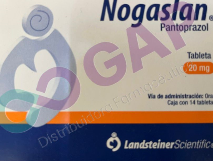 PANTOPRAZOL 20MG C/14 TAB NOGASLAN