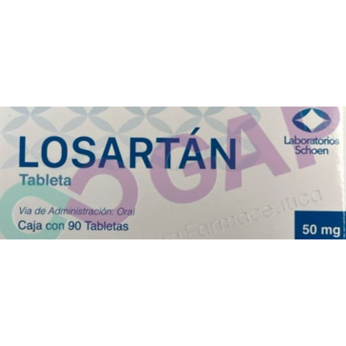 GE LOSARTAN 50MG C/90 TAB SCHOEN