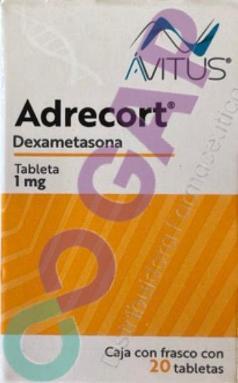 GE DEXAMETASONA 1MG C/20 TAB ADRECORT AVITUS