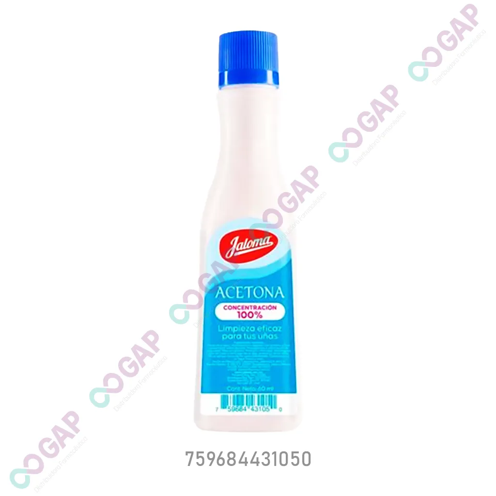 ACETONA CONCENTRACION 100% JALOMA FCO 120 ML