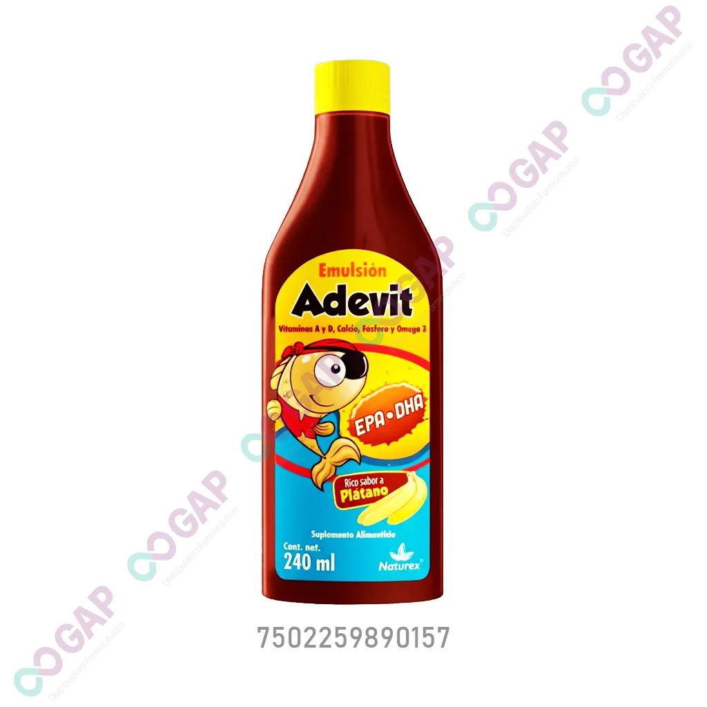 ADEVIT 240ML SABOR PLATANO NATUREX